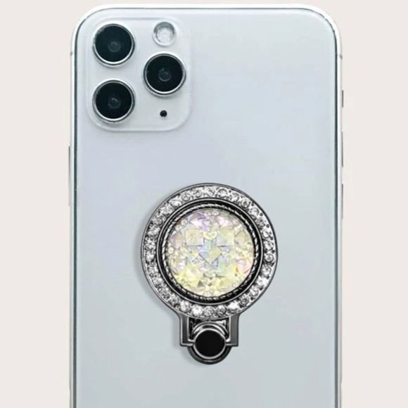 $$$ Rhinestone decor rotatable phone ring 💍 holder - Picture 2 of 2